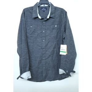 Company 81 Eighty One Men's Long Sleeve Shirt Large Gray - Brand New